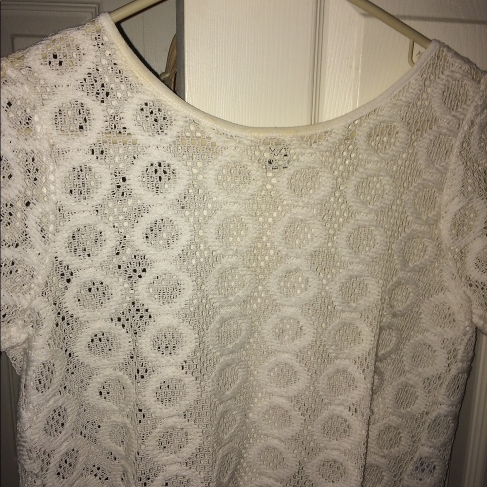 White summer crop top